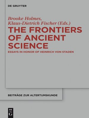 cover image of The Frontiers of Ancient Science
